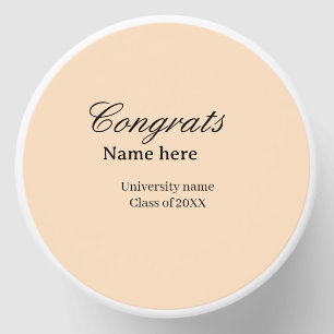 Congrats graduate university name class of 20XX na Mini Candle Favors