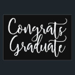 Congrats Graduate Yard Sign<br><div class="desc">Congrats Graduate</div>