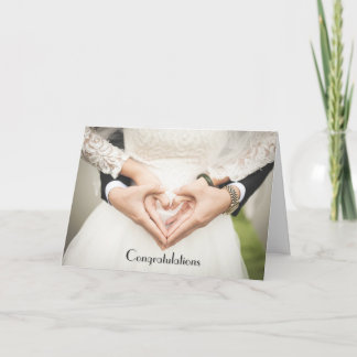 Congrats Hearts in Hands Card