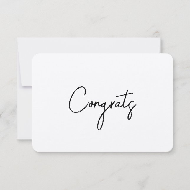 Congrats Homeowner Post Closing Card (Front)