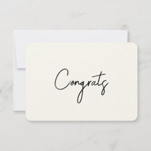 Congrats Homeowner Post Closing Card