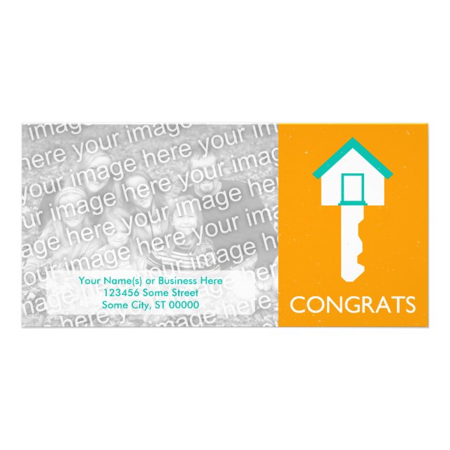congrats house key card (Front)