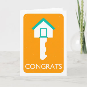 congrats house key card