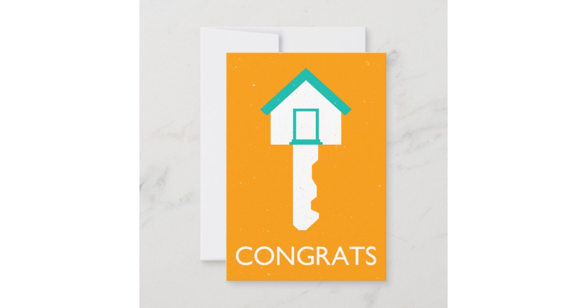 congrats house key invitation | Zazzle