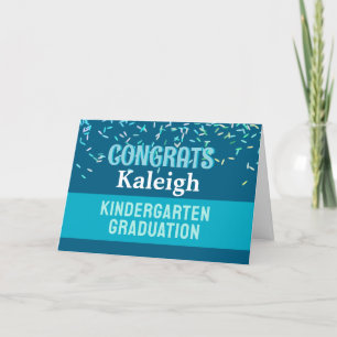 Congrats!! Kindergarten graduation card! Card