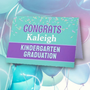 Congrats!! Kindergarten graduation card! Card