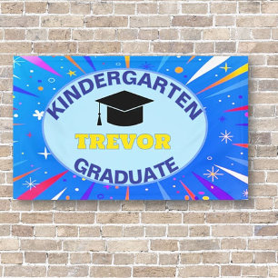 Congrats! Kindergarten Graduation party Banner