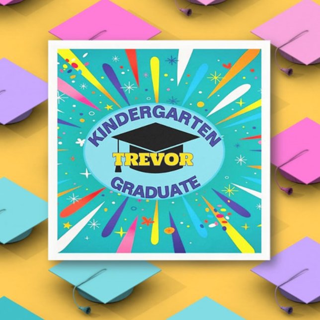Congrats! Kindergarten Graduation party Napkins (Creator Uploaded)