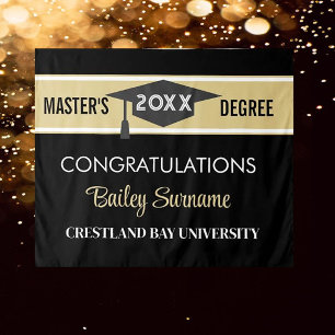 Congrats Master Degree party Tapestry