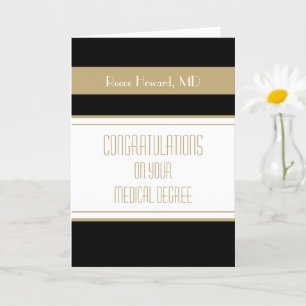Congrats Medical degree Graduation card
