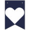Congrats Navy and White Preppy Bunting
