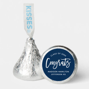 Congrats Navy Personalized Graduation Hershey®'s Kisses®