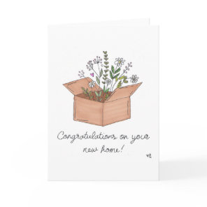 Congrats New Home Card