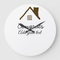 Congrats new home owner real estate inauguration t