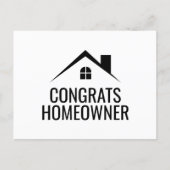 Congrats New Homeowner Real Estate Postcard (Front)