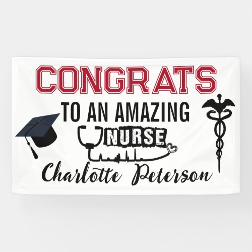 Congrats Nurse Graduation Banner