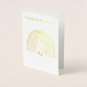 Congrats on becoming a  foil card