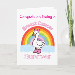Congrats on Being a Breast Cancer Survivor Card