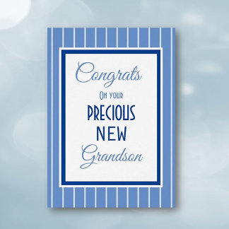 Congrats on New grandson Cards