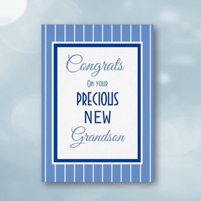 Congrats on New grandson Cards (Creator Uploaded)