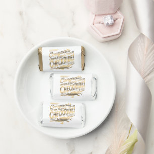 Congrats on passing your checkride! hershey's miniatures