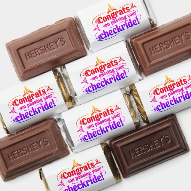 Congrats on passing your checkride! hershey's miniatures (Assorted)
