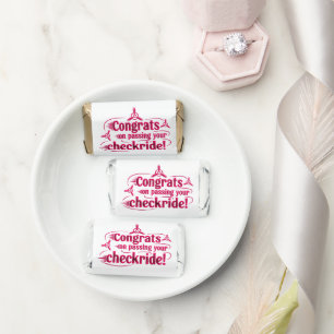 Congrats on passing your checkride! hershey's miniatures