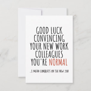congrats on the new job thank you card