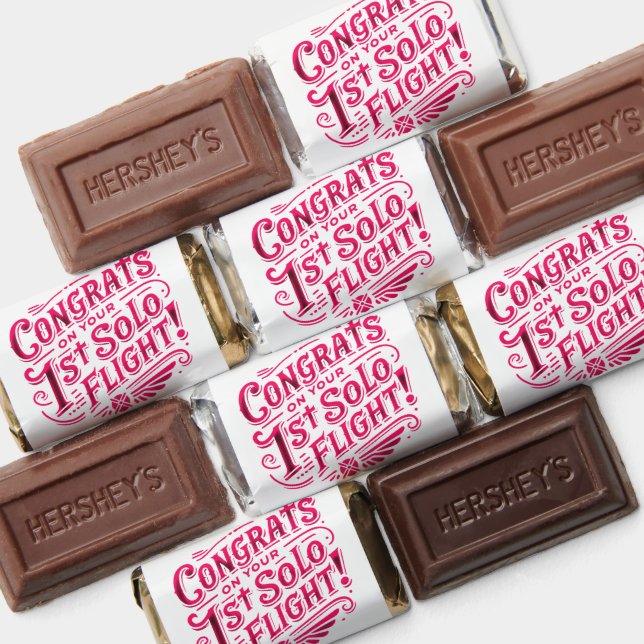 Congrats on your 1st Solo Flight! Hershey's Miniatures (Assorted)