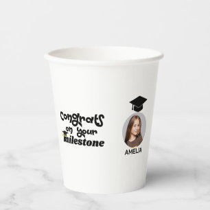 Congrats On Your Milestone Graduate Party Paper Cups