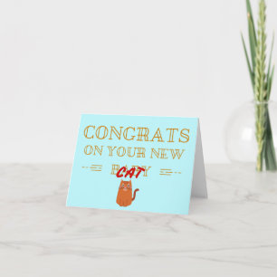 Congrats on your new b-cat! card
