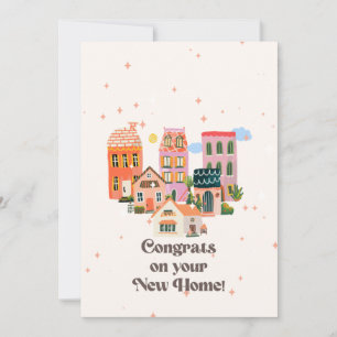 Congrats on your new home, New home, New home Card