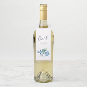 Congrats On Your New Home Octopus Wine Tag