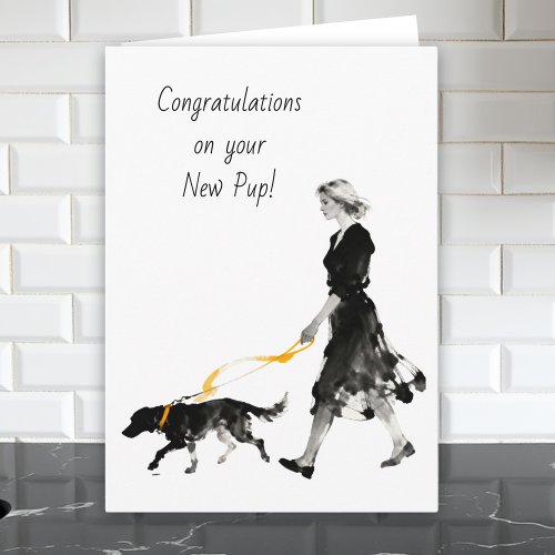 Congrats on your New Pup! New Dog Card