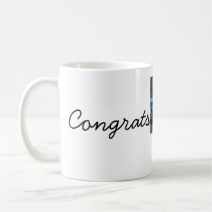 Congrats on your retirement add photo name date mi coffee mug