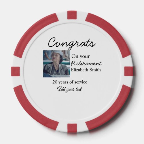 Congrats on your retirement add photo name date mi