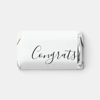 Congrats orange spiral Spanish border boho retro n Hershey's Miniatures