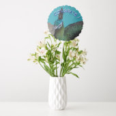 Congrats Peacock Face Balloon (Vase)
