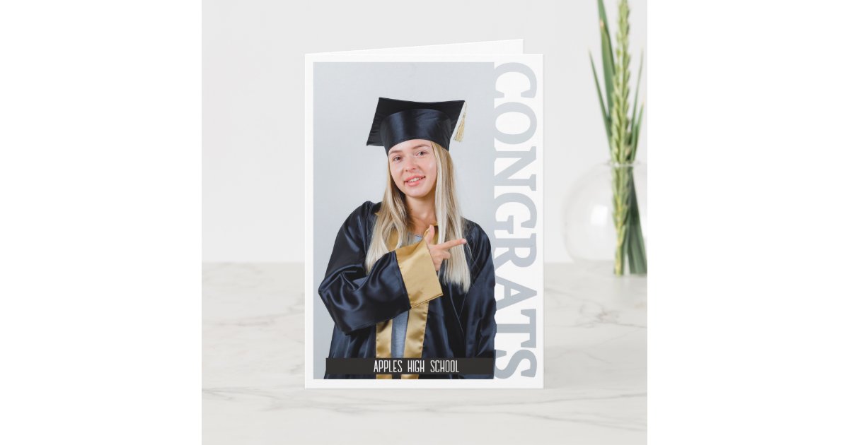Congrats Photo Celebration driving test graduation Thank You Card | Zazzle