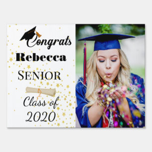 Congrats Photo Senior Sign Personalized