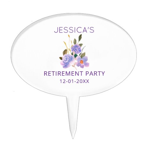 Congrats Retirement Party Cupcake toppers,