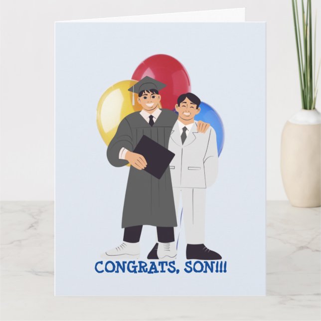 CONGRATS SON!!! CARD (Front)