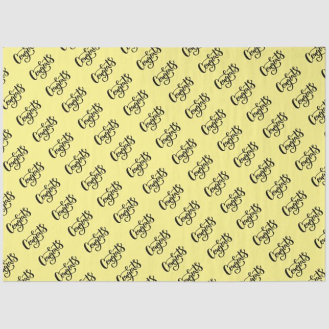 Congrats Tissue Paper (Front)