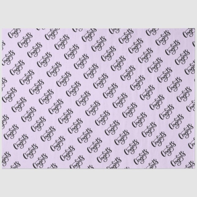 Congrats Tissue Paper (Front)