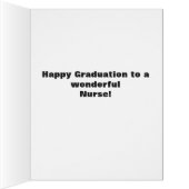 Congrats to a new Nurse Graduation Card (Inside (Right))