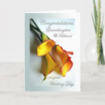 Congrats To Granddaughter &amp; Husband On Wedding Card at Zazzle