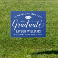 Congrats to Our 2025 Graduate Royal Blue Elegant