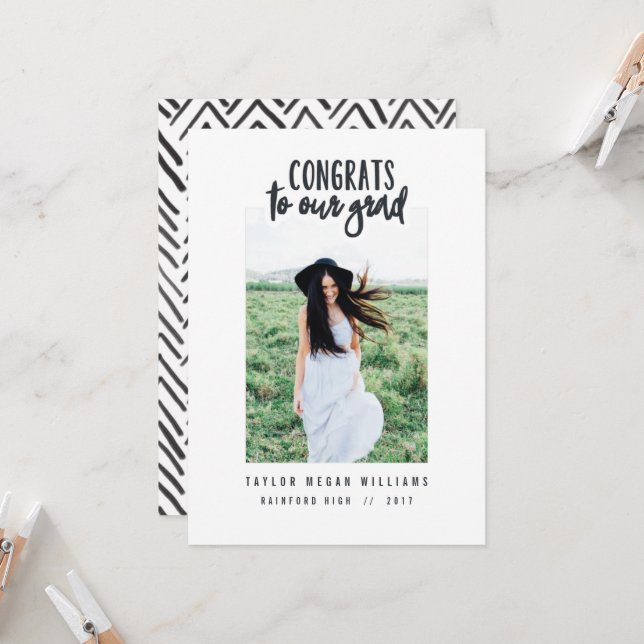 congrats to our grad card (Front/Back In Situ)