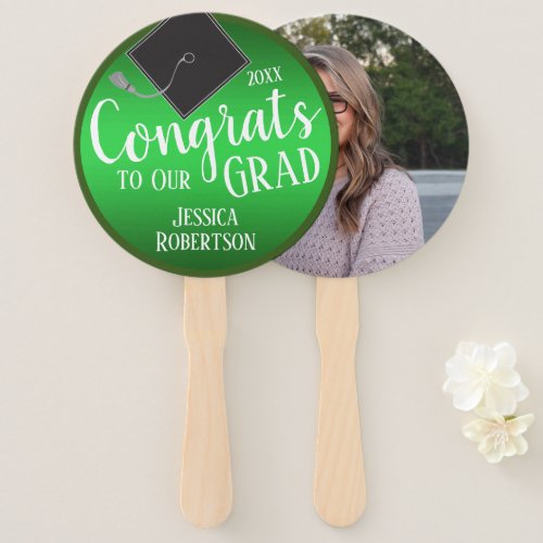 Congrats to Our Grad Class of 2021 Photo Hand Fan