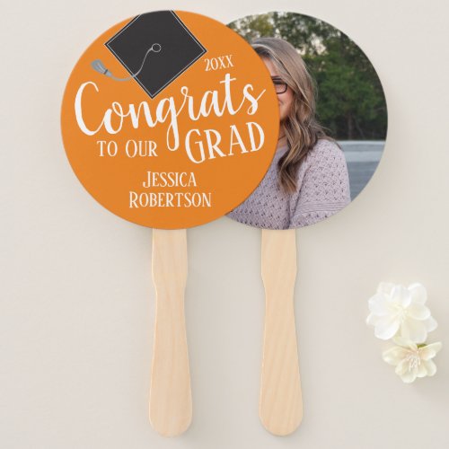 Congrats to Our Grad Class of 2024 Photo Hand Fan